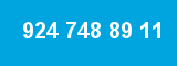 924 748 89 11